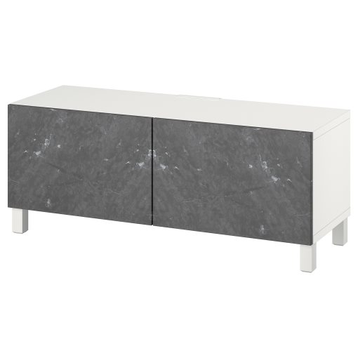 BESTÅ, TV bench with doors, 120x42x48 cm, 594.194.49