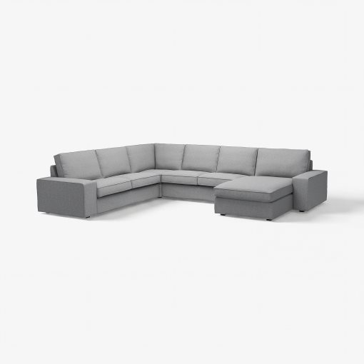 KIVIK, corner sofa, 5-seat with chaise longue, 594.404.79
