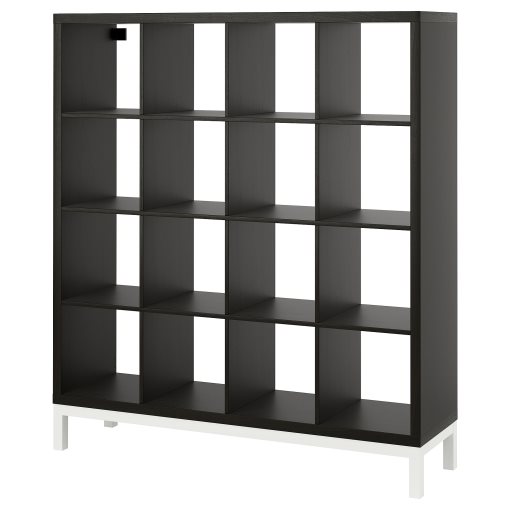KALLAX, shelving unit with underframe, 147x164 cm, 594.427.13