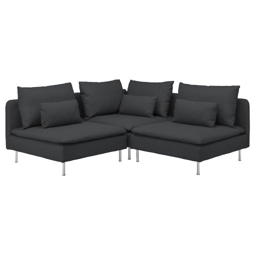 SÖDERHAMN, corner sofa, 3-seat, 594.495.83