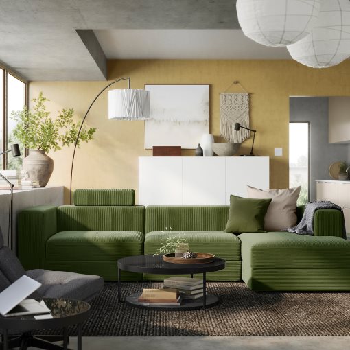 JÄTTEBO, 4-seat modular sofa with chaise longue/right with headrest, 595.109.00