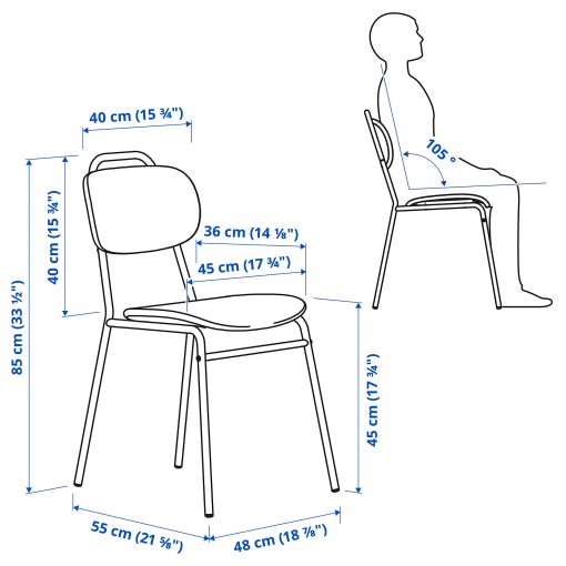 NAMMARO/ENSHOLM, τραπέζι και 2 καρέκλες/εξωτερικού χώρου, 75 cm, 595.447.40