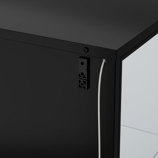 RUDSTA, glass-door cabinet, 42x37x155 cm, 604.348.25