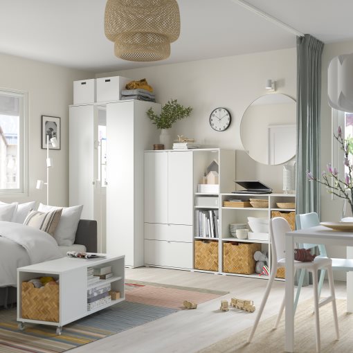 VIHALS, ντουλάπα με 2 πόρτες, 105x57x200 cm, 604.832.55