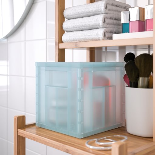 PANSARTAX, storage box with lid, 16.5x16.5x16.5 cm, 605.150.20
