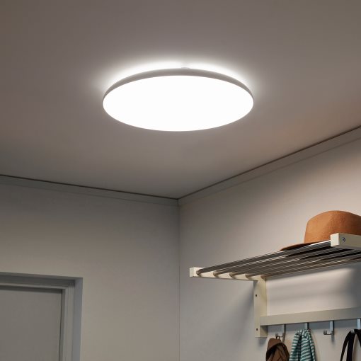 NYMÅNE, ceiling lamp with built-in LED light source, 45 cm, 605.260.47