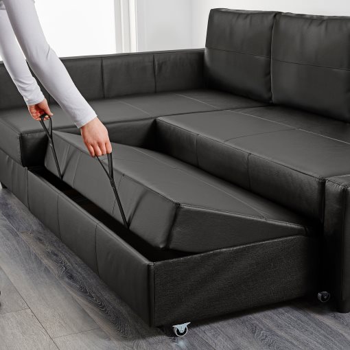 FRIHETEN, corner sofa-bed with storage, 692.168.18
