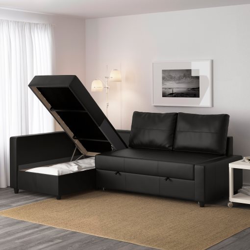 FRIHETEN, corner sofa-bed with storage, 692.168.18