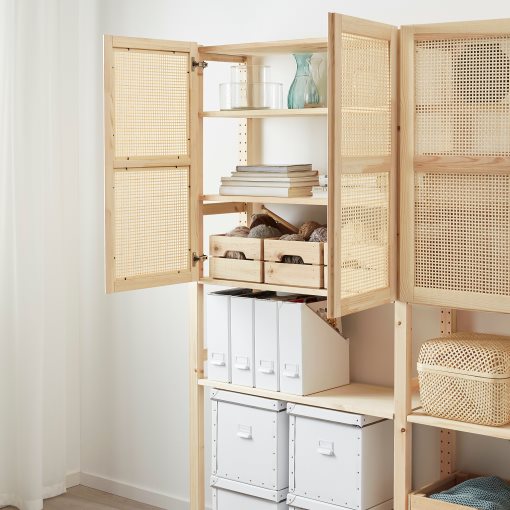 IVAR, storage combination with doors, 174x30x179 cm, 694.034.62