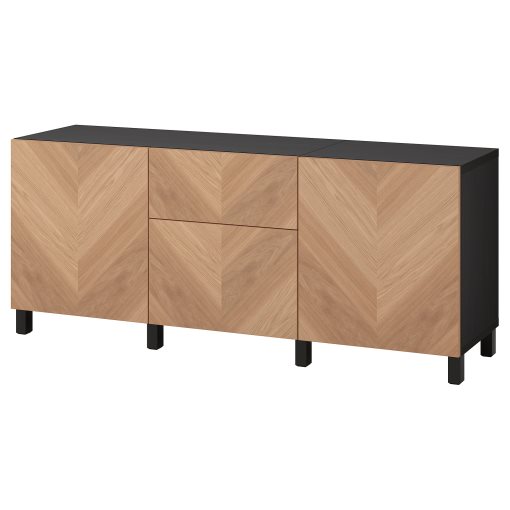 BESTÅ, storage combination with drawers push open, 180x42x74 cm, 694.218.47