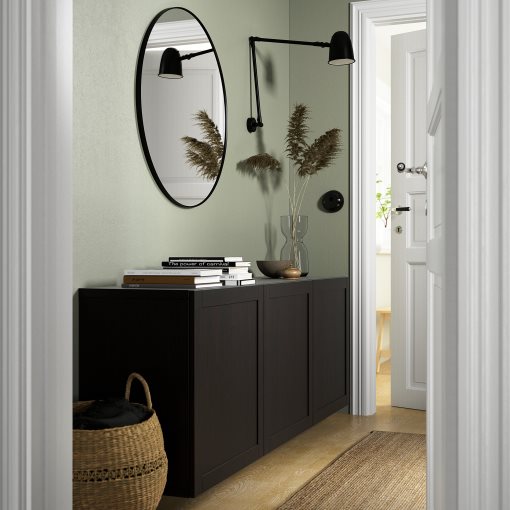 BESTÅ, wall-mounted cabinet combination, 180x42x64 cm, 694.259.11