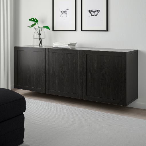 BESTÅ, wall-mounted cabinet combination, 180x42x64 cm, 694.259.11