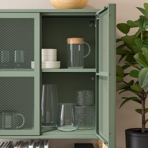 IVAR, cabinet with doors, 89x30x124 cm, 695.081.62