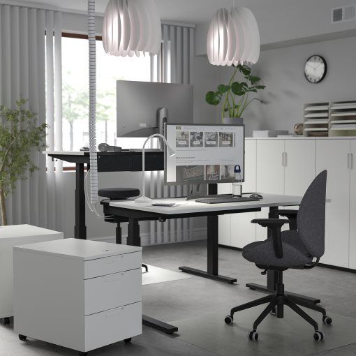 MITTZON, desk sit/stand/electric, 140x80 cm, 695.285.51