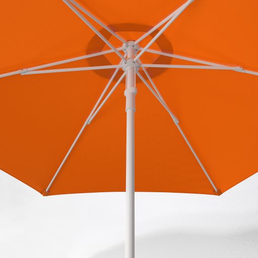 HÖGÖN/IGGÖN, parasol with base, 270 cm, 695.762.07