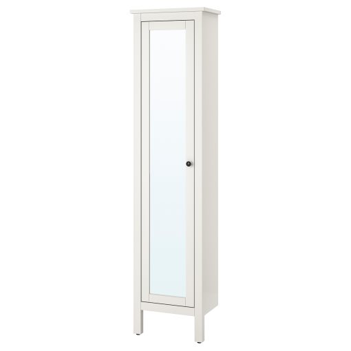 HEMNES, ψηλό ντουλάπι με πόρτα καθρέφτη, 702.176.85