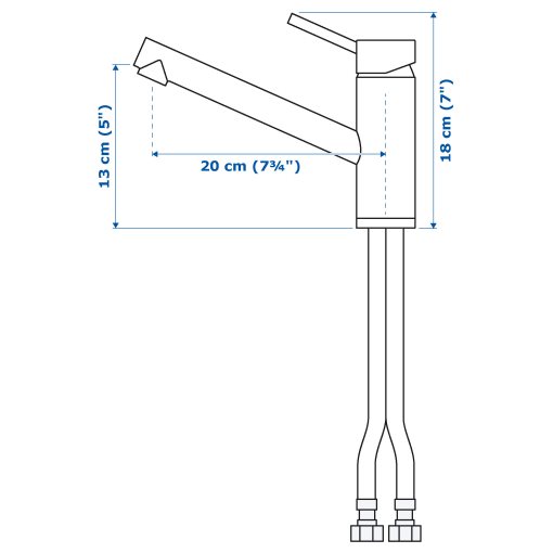 YTTRAN, kitchen mixer tap, 703.059.41
