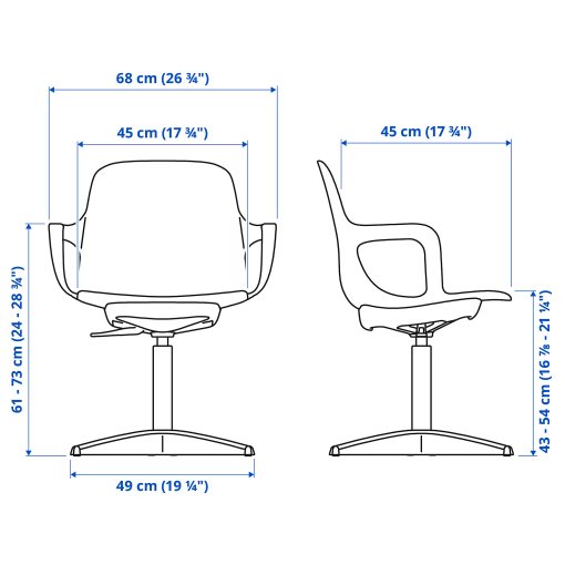 ODGER, swivel chair, 703.086.85