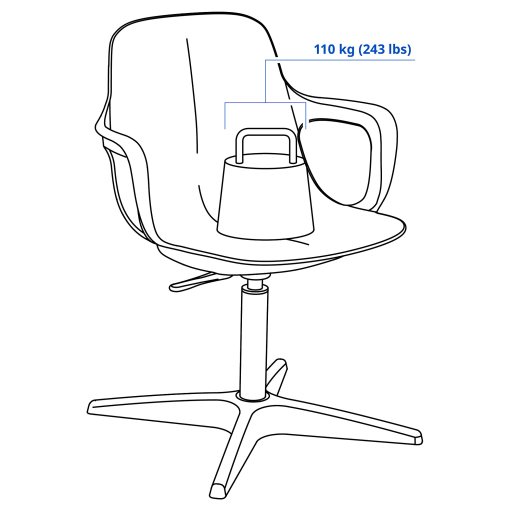 ODGER, swivel chair, 703.086.85