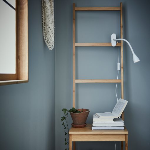 NÄVLINGE, clamp spotlight with built-in LED light source, 704.498.88