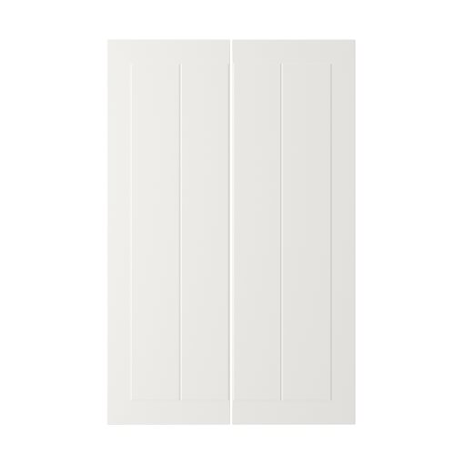 STENSUND, 2 piece door for corner base cabinet set, 25x80 cm, 704.505.70