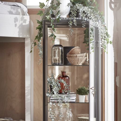 FEJKA, artificial potted plant  in/outdoor hanging/eucalyptus, 9 cm, 704.668.11