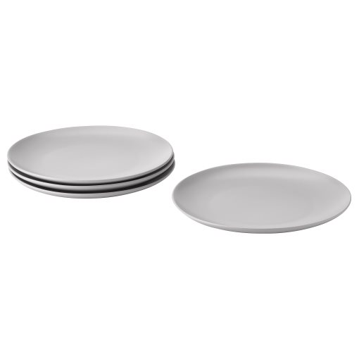 FÄRGKLAR, plate/matt 4 pack, 26 cm, 704.796.44