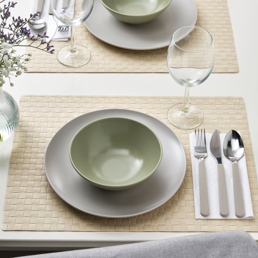 FÄRGKLAR, plate/matt 4 pack, 26 cm, 704.796.44