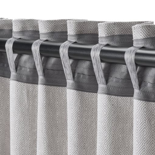 FJÄDERMOTT, curtains 145x300 cm, 1 pair, 705.045.87