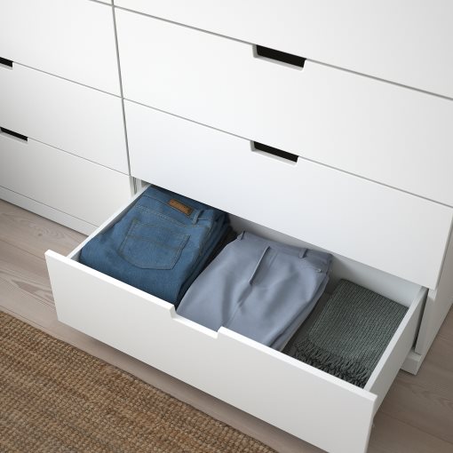 NORDLI, chest of 12 drawers, 160x145 cm, 792.394.90