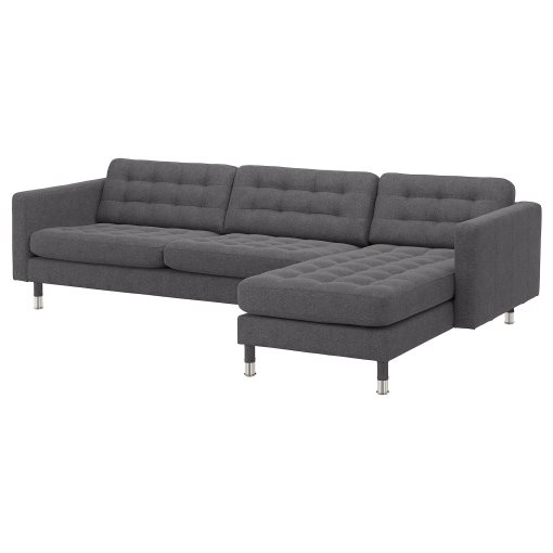 LANDSKRONA, 4-seat sofa with chaise longue, 792.703.72