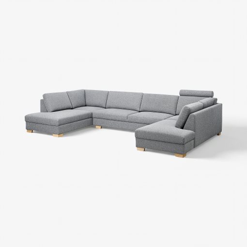 SÖRVALLEN, U-shaped sofa 5-seat with open ends, 793.147.95