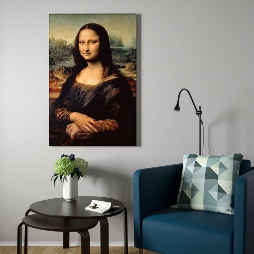 BJÖRKSTA, picture with frame/Mona Lisa, 78x118 cm, 793.849.72