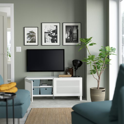 BESTÅ, TV bench with doors, 120x42x48 cm, 794.178.40