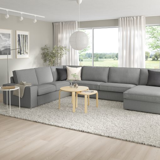 KIVIK, corner sofa, 6-seat w chaise longue, 794.404.83