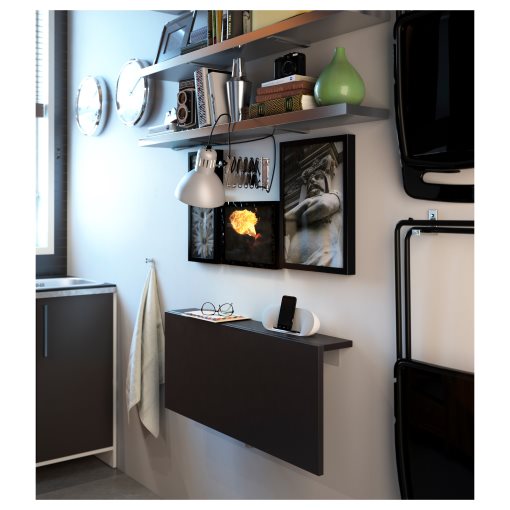 BJURSTA, επιτοίχιο πτυσσόμενο τραπέζι, 802.175.24