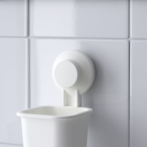TISKEN, toothbrush holder with suction cup, 803.812.94