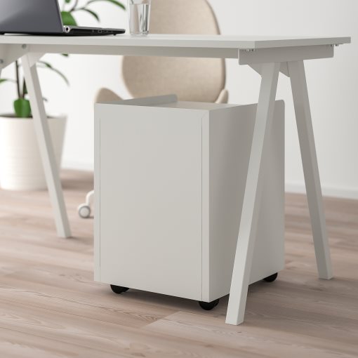 TROTTEN, drawer unit with 3 drawers on castors, 40x47x56 cm, 804.850.98