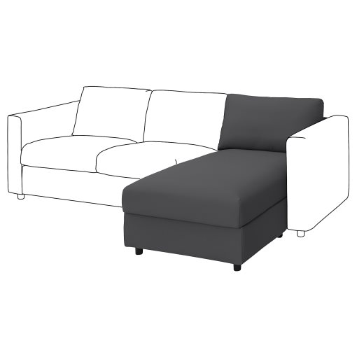 VIMLE, chaise longue section, 893.925.75
