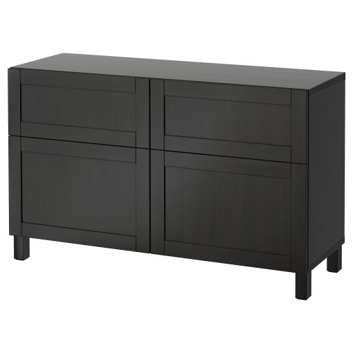 BESTÅ, storage combination with doors/drawers push-open, 120x42x74 cm, 894.126.01