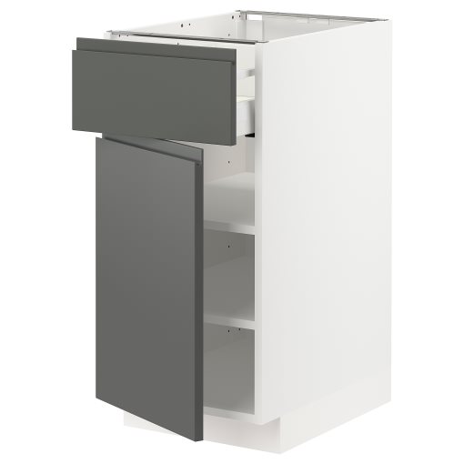 METOD, base cabinet with drawer/door, 40x60 cm, 894.619.03