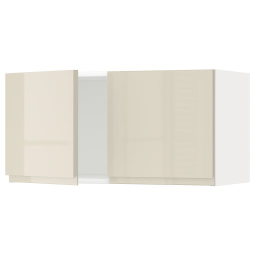 METOD, wall cabinet with 2 doors, 80x40 cm, 894.657.17