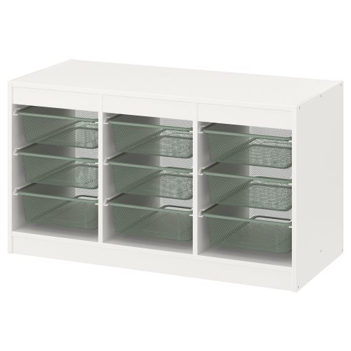 TROFAST, storage combination with boxes, 99x44x56 cm, 894.803.22