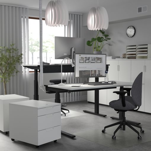 MITTZON, γραφείο καθιστής/όρθιας θέσης/ηλεκτρικό, 160x60 cm, 895.291.30