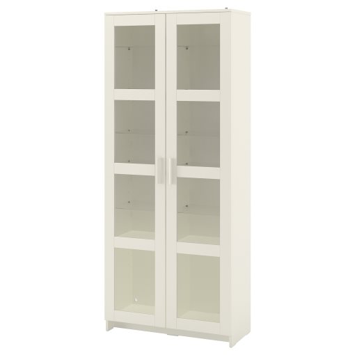BRIMNES, glass-door cabinet, 904.098.72