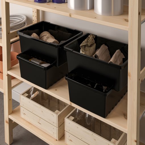 UPPSNOFSAD, storage box, 35x25x14 cm/9 l, 904.407.64
