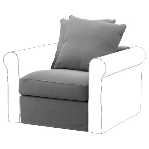 GRÖNLID, cover for 1-seat section, 905.008.71