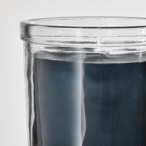FRUKTSKOG, scented candle in glass/Vetiver & geranium, 40 hr, 905.558.30