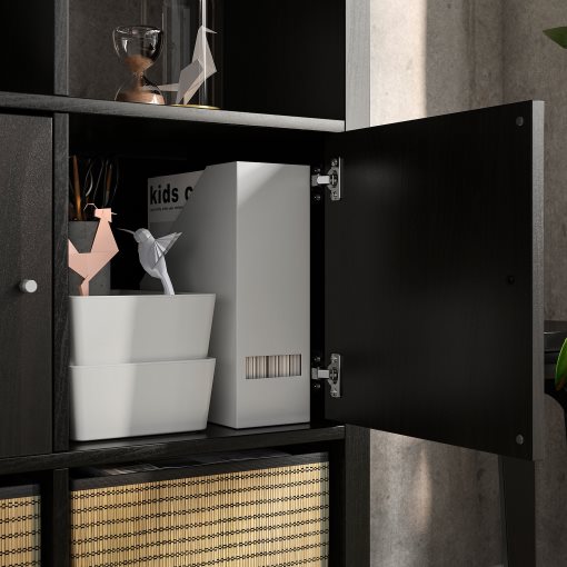 KALLAX, shelving unit with doors, 990.174.45