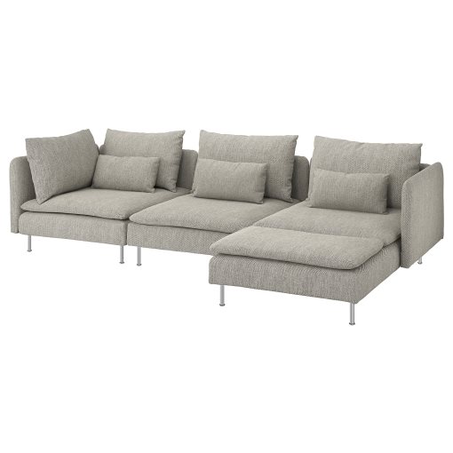 SÖDERHAMN, 4-seat sofa with chaise longue, 993.058.27